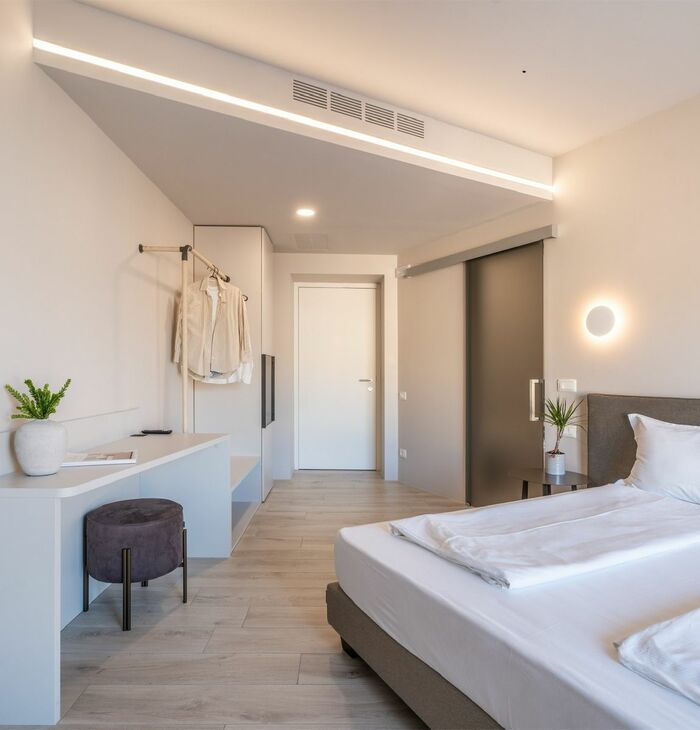 Deluxe Zimmer mit Balkon und Seeblick | Freier Blick auf den See